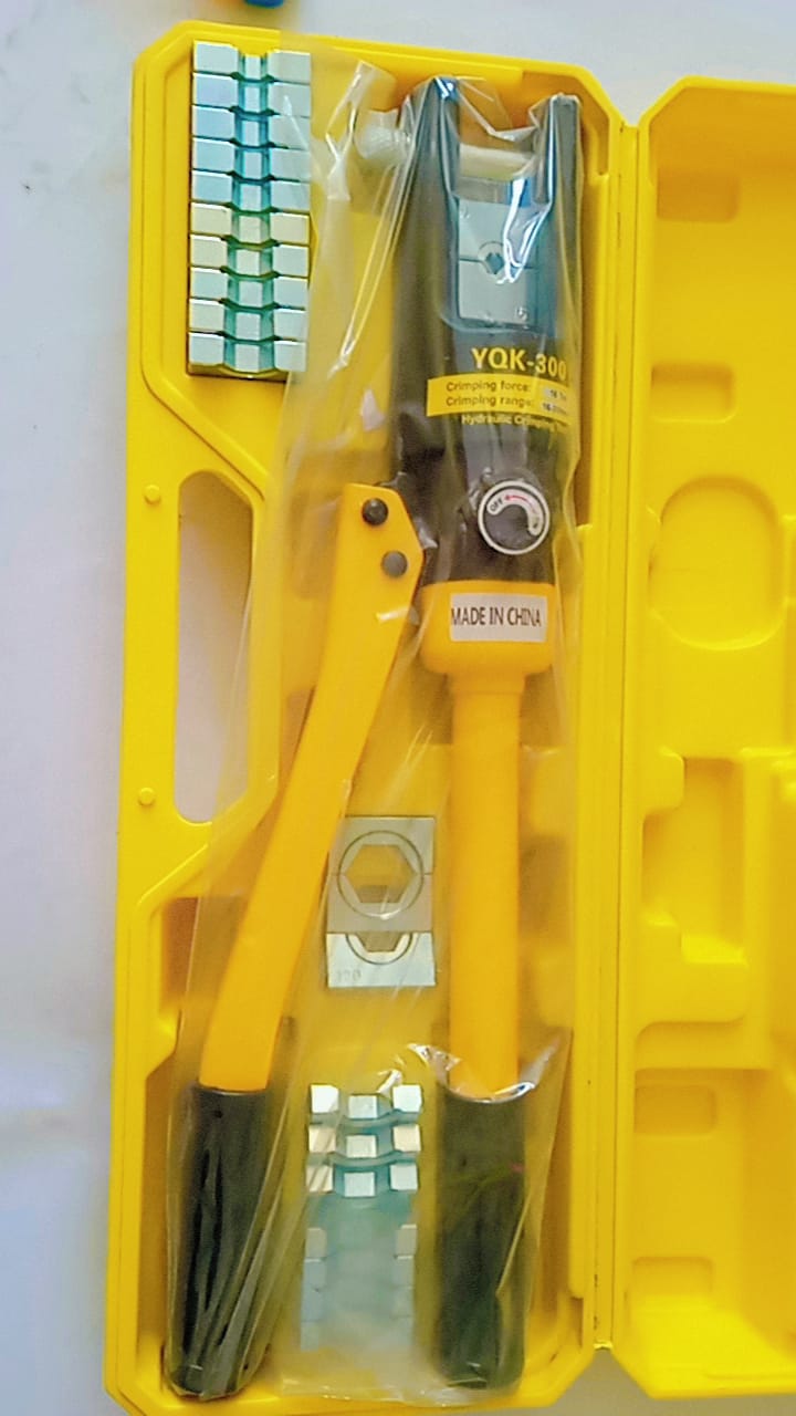 مكبس كابلات هيدروليكي يدوي من نوع YQK-300